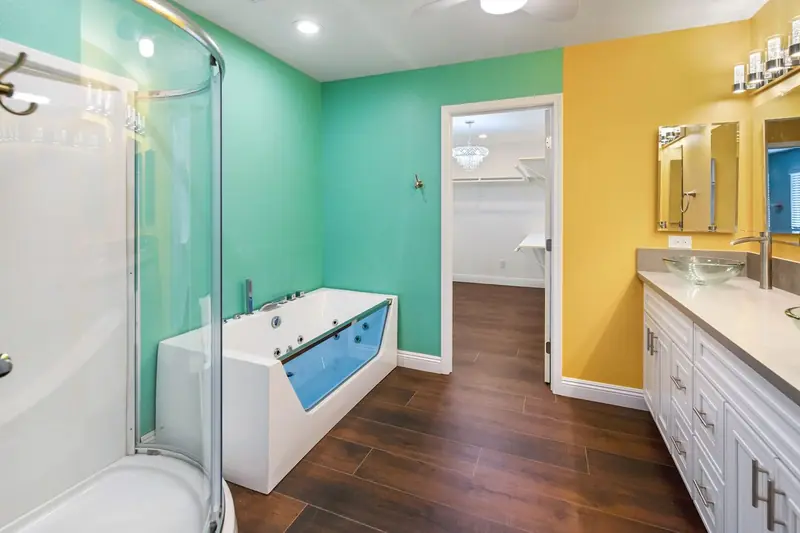 Bathroom Water Damage restoration project
